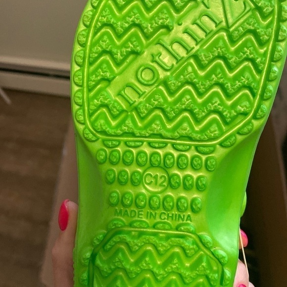 NEW! NOTHINZ SHOES KIDS CLOGS | Green | Size C12 unisex - Picture 6 of 11